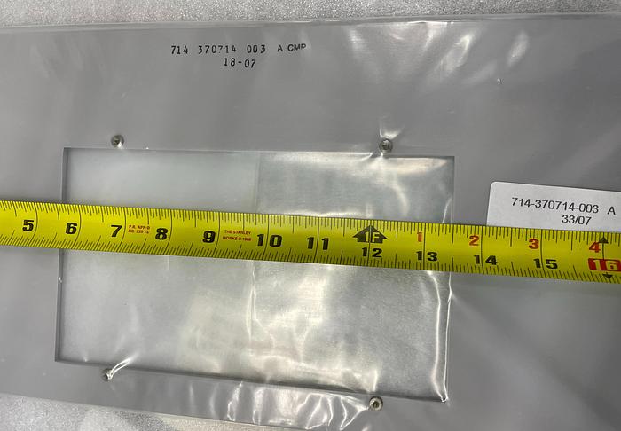 Used LAM RESEARCH COVER 714-370714-003