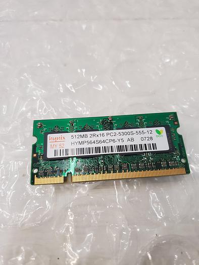 Used CRUCIAL CT12864AC800 1GB DDR2 SODIMM MEMORY