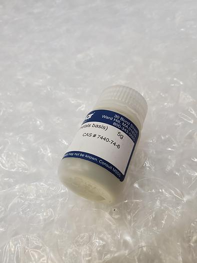Used ALFA AESAR INDIUM POWDER 5g #7440-74-6