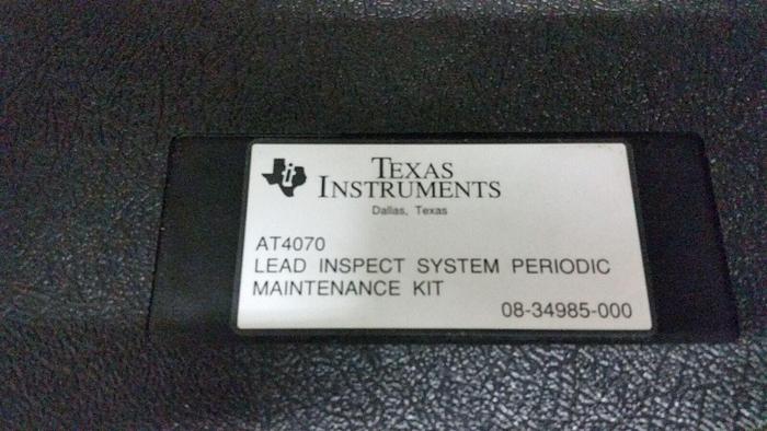 Used Texas Instruments AT 4070 Lead Inspection System Periodic Maintenance kit