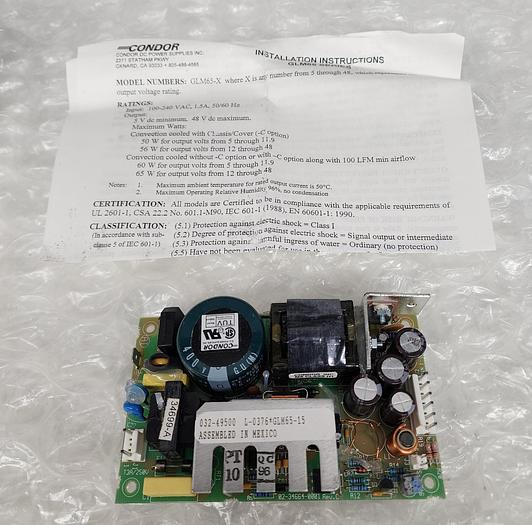 CONDOR GLM65-15 POWER SUPPLIES