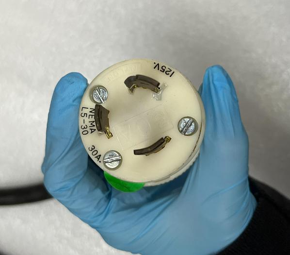 Used 30A 125V NEMA L5-30 TO 30A 250V NEMA L6-30