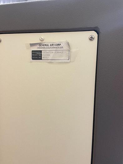 Used GENERAL AIR OXIDATION FURNACE