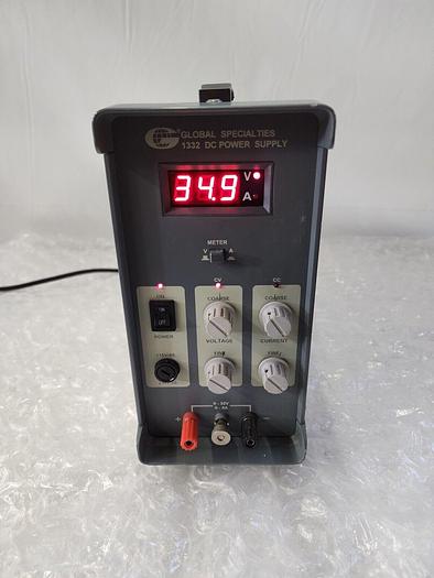 Used GLOBAL SPECIALTIES 1332 DC POWER SUPPLY