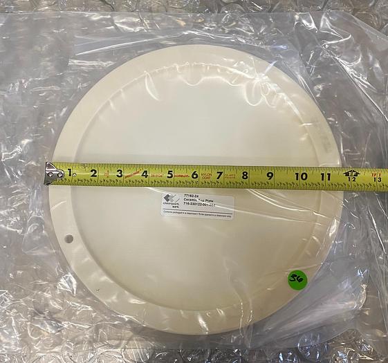 Used LAM RESEARCH 716-330122-001-804 CERAMIC TOP PLATE