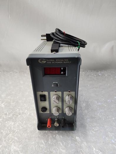 Used GLOBAL SPECIALTIES 1332 DC POWER SUPPLY