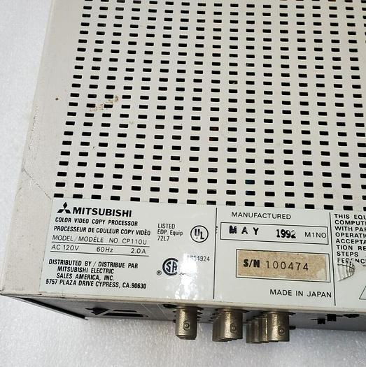 Used MITSUBISHI COLOR VIDEO COPY PROCESSOR CP110U