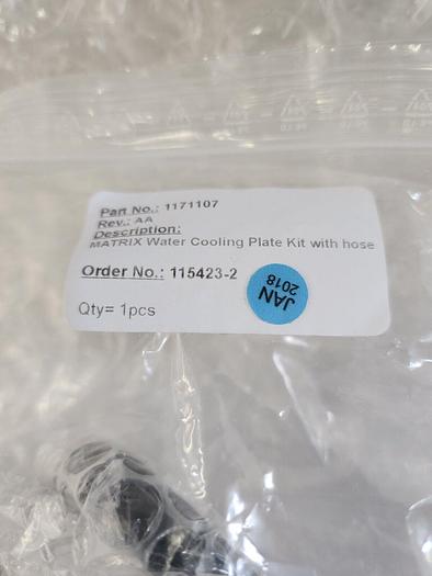 Used COHERENT MATRIX WATER COOLING PLATE KIT WITH HOSE , MATRIX 90 ADAPTER FOR LASER