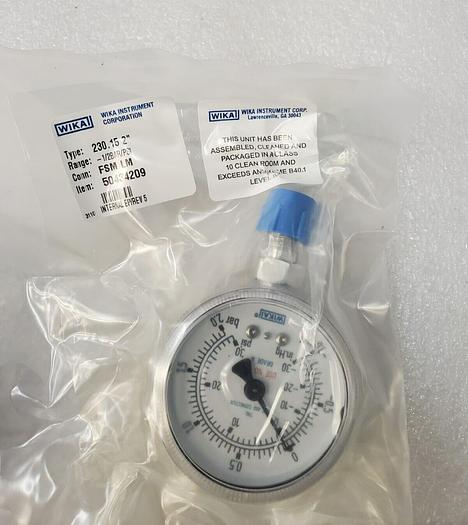 WIKA PRESSURE GAUGE LOW PRESSURE GAUGA 230.15 2''