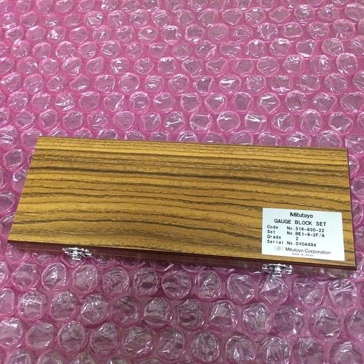 Used MITUTOYO 516930-22 Gauge Block Set 36pcs Grade 2