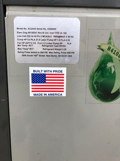 Used PRECISE COOLING SOLUTIONS AC2A05 PORTABLE CHILLER