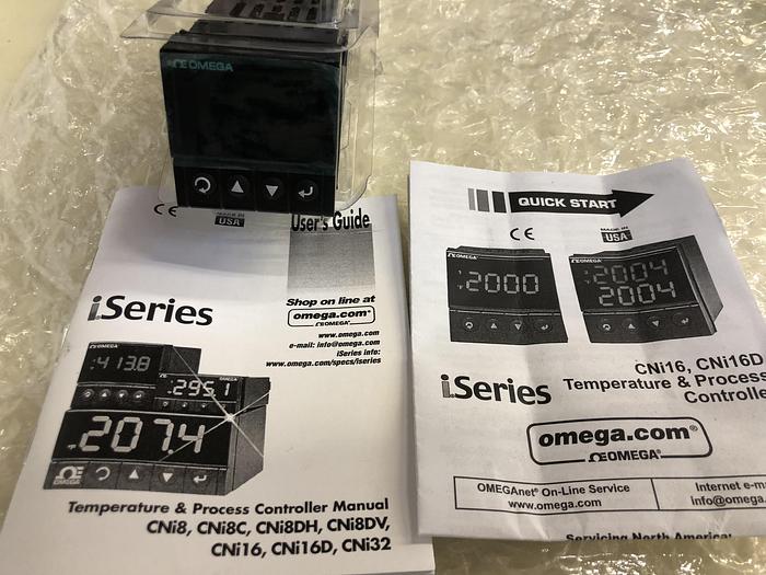 Used OMEGA TEMPERATURE AND PROCESS CONTROLLER CNi16D