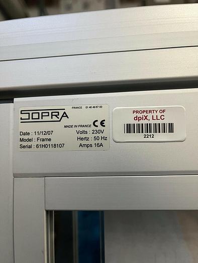 Used Sopra SE 5-FPD Ellipsometer