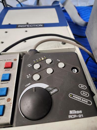 Used Nikon Optiphot 200 Wafer Inspection Microscope WITH STAGE