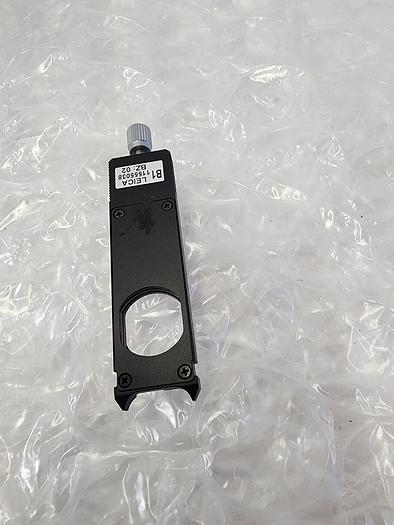 Used LEICA MICROSCOPE OBJECTIVE DIC 11555038 PRISM SLIDER