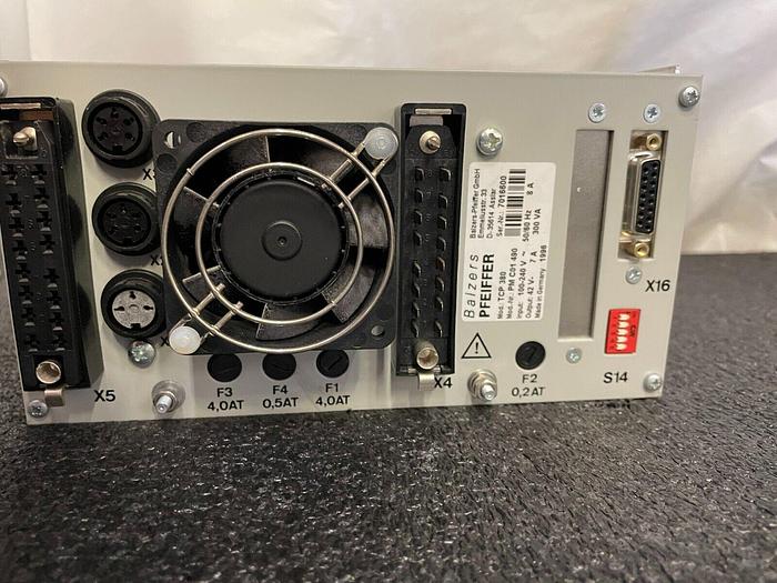 Used Pfeiffer Balzers TPH 180H U Turbo Molecular Pump With TCP 380 controller & Cable
