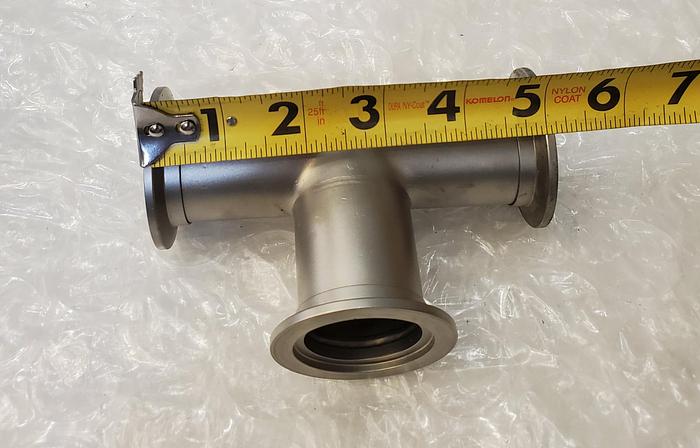 Used ISO-KF FLANGE TEE FITTING