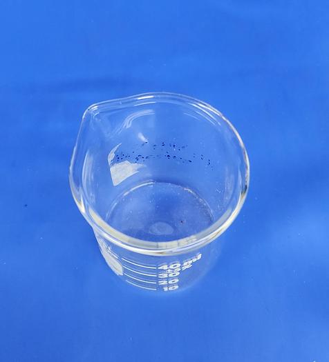 Used PYREX 40ML BEAKER, 100ML BEAKER, NO. 3140 CRYSTALLIZING DISH, & PETRI DISH COVER