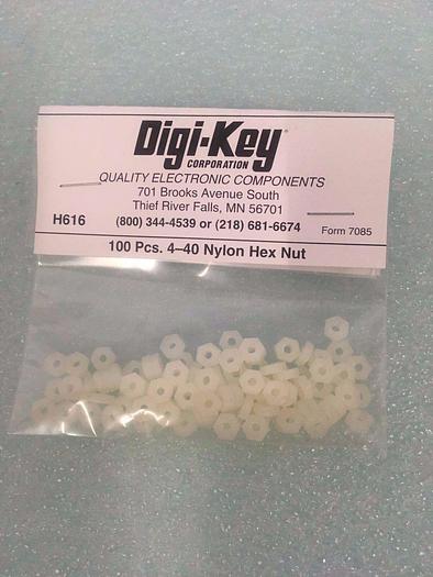 DIGI-KEY 4-40 NYLON HEX NUT
