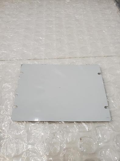 Used Hammond Manufacturing 1434-12 cover plate .040 aluminum