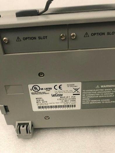 Used LECROY WAVEJET 354 500 MHz OSCILLOSCOPE