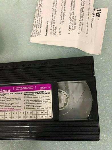 Used GENEVA VHS HEAD CLEANER