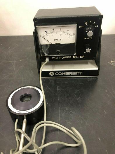 Used COHERENT 210 POWER METER 210 Laser Power Meter Sensor Head