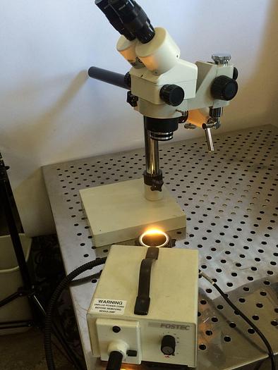 Used NuLine Microscope w/ Fostec Fiber Optic Illuminator, & much More!