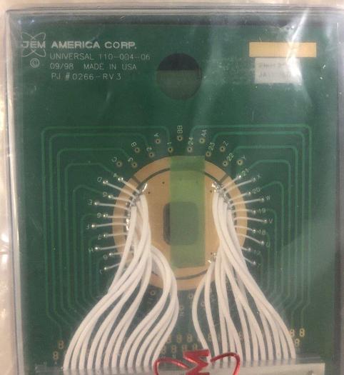 Used JEM AMERICA CORP UNIVERSAL 110-004-06 ETS 2X1224 REW PROBES