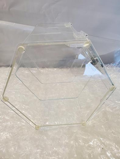 Used 9IN. X 12IN. CLEAR LOCKBOX