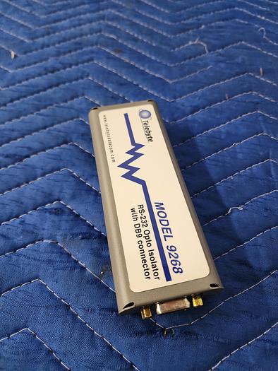 TELEBYTE 9268 RS-232 OPTO ISOLATOR & DB9 CONNECTOR