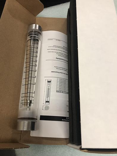 Used BLUE-WHITE FLOWMETER F-40500LN-8