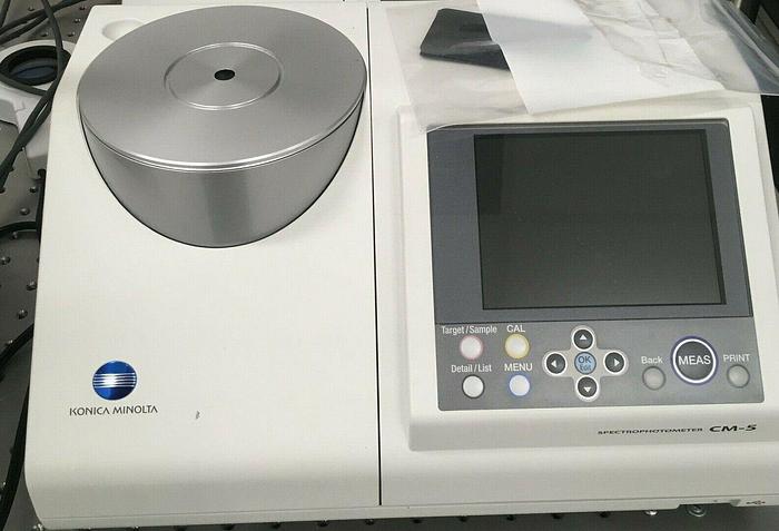 Used CARL ZEISS MICROSCOPE AXIOTECH VARIO 100HD WITH KONICA MINOLTA SPECTROPHOTOMETER