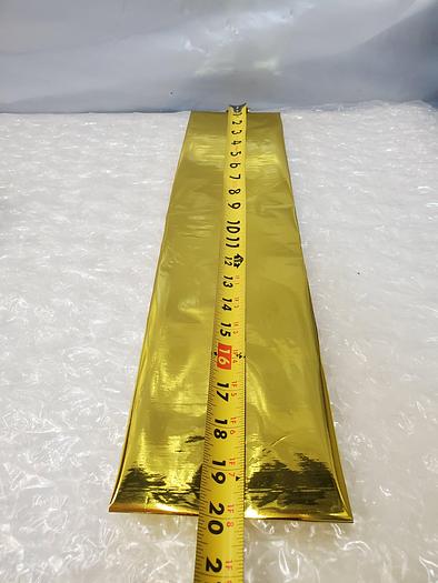 Used ARTUS PLASTIC SHEET GOLD 5X20X.00075