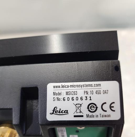 Used LEICA MSV263 MICROSCOPE BASE