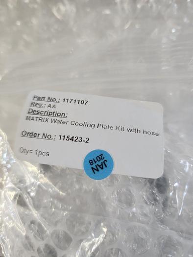 Used COHERENT MATRIX WATER COOLING PLATE KIT WITH HOSE , MATRIX 90 ADAPTER FOR LASER