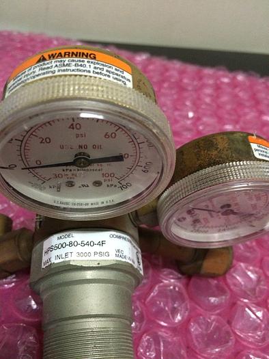 Used VICTOR HPS500-80-540-4F GAS REGULATOR