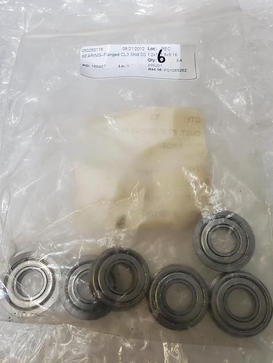 Used BEARING FLANGED CL3 SHLD SS