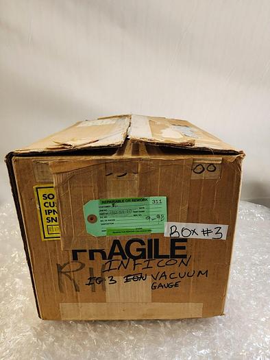 Used INFICON IG3 VACUUM GAUGE