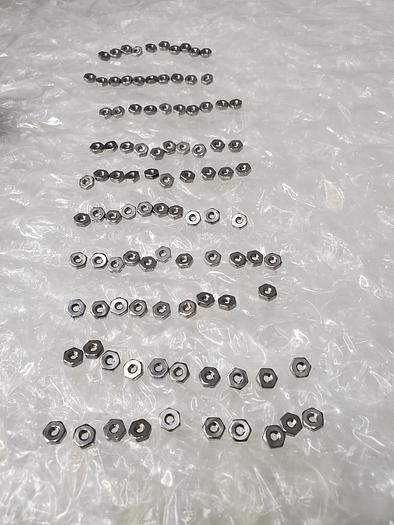 Used 18-8SS HEX MACH SC NUTS 5-40