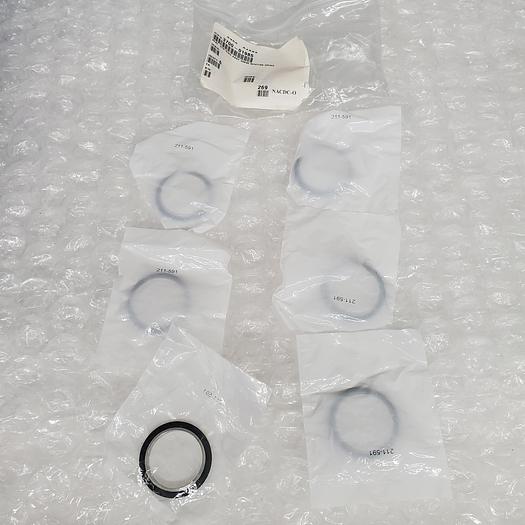 Used AMAT 3700-01985 SEAL CTR RING (LOT OF 6)