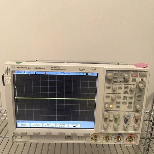 Used AGILENT DSO7054B DIGITAL STORAGE OSCILLOSCOPE