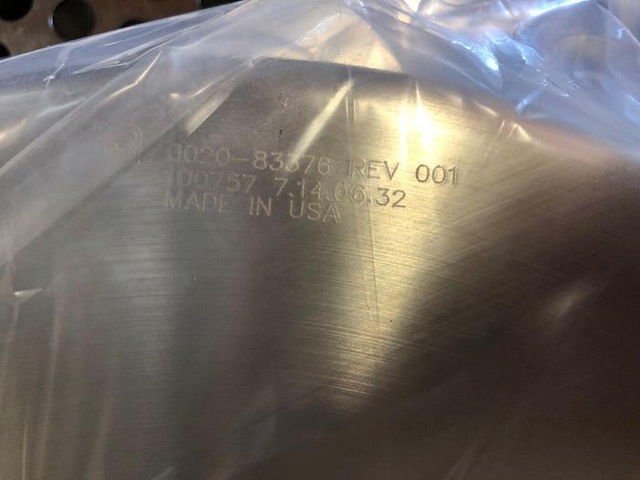 Used AMAT 82988-01 LOWER SHIELD 0020-83376-06.32