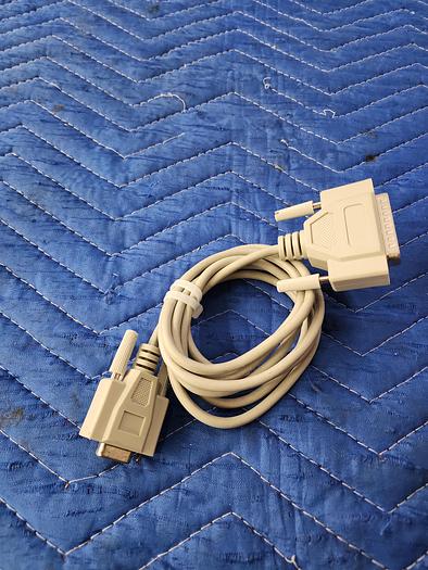 Used 25-PIN MALE TO FEMALE SERIAL CABLE