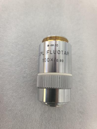 Used LEITZ NPL FLUOTAR 100X-0.90 ∞-0 OBJECTIVE