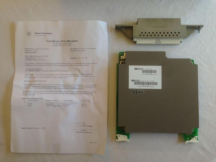 Agilent Technologies - 4x4 Matrix Switch Module model #44473A