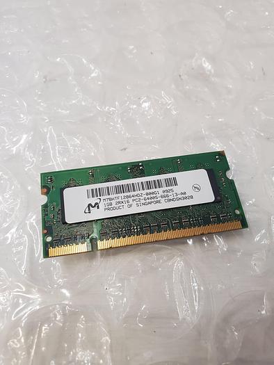 Used CRUCIAL CT12864AC800.8FGZ 1GB 200-PIN DDR2 SODIMM MEMORY