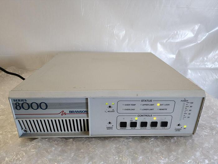 Used BRANSON SERIES 8000 ULTRASONIC POWER SUPPLY