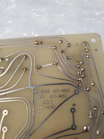 Used ARTWORK 407-4043 Gun control PC Card