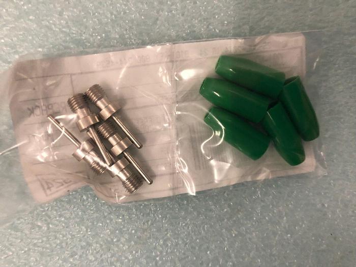 Used CONN PLUG INSUL SOLDERLESS GREEN QTY 6